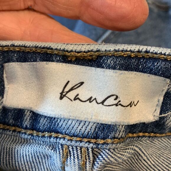 KANCAN size extra-large distressed cropped denim jeans - Picture 8 of 13